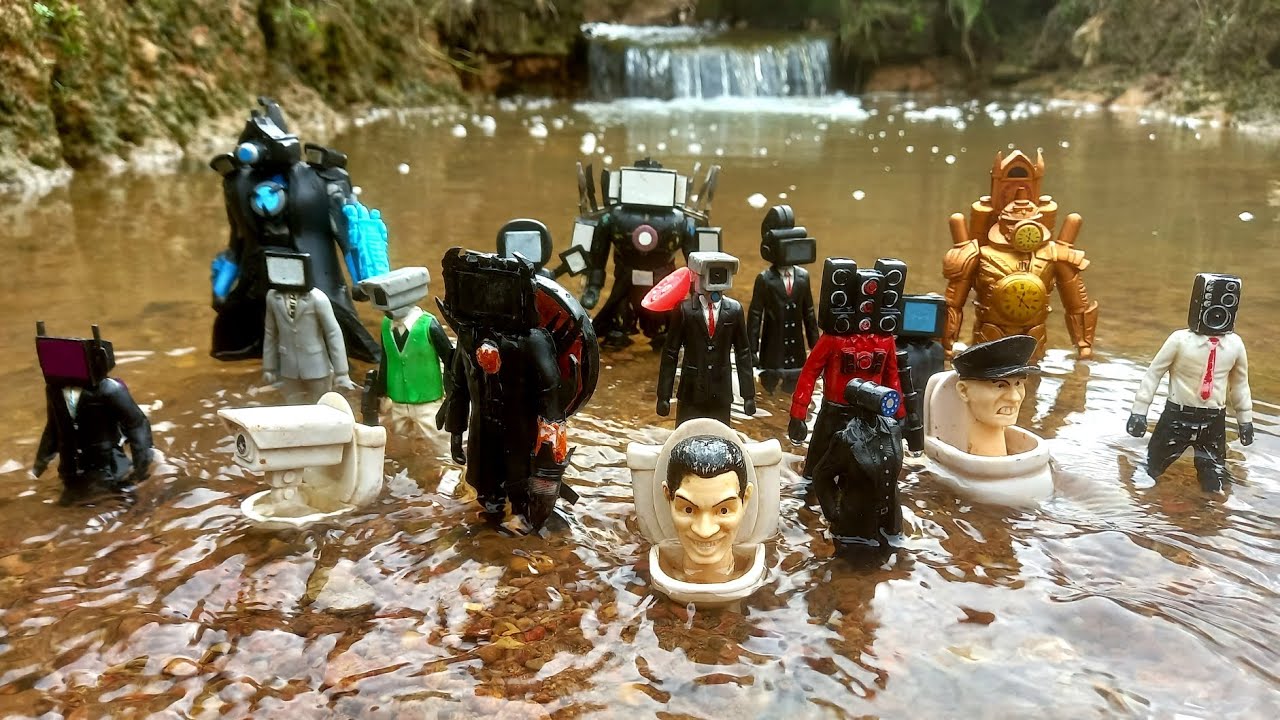 Hunting SKIBIDI TOILET di Sungai😱😱..!!Tv man,Tv woman,Speakerman,Cameraman,Clockman,Gman