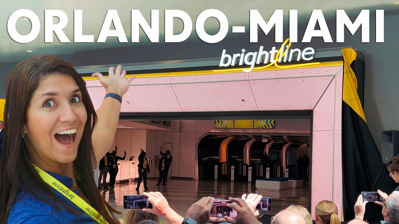 Trem MIAMI-ORLANDO: a estação de Orlando ficou pronta!