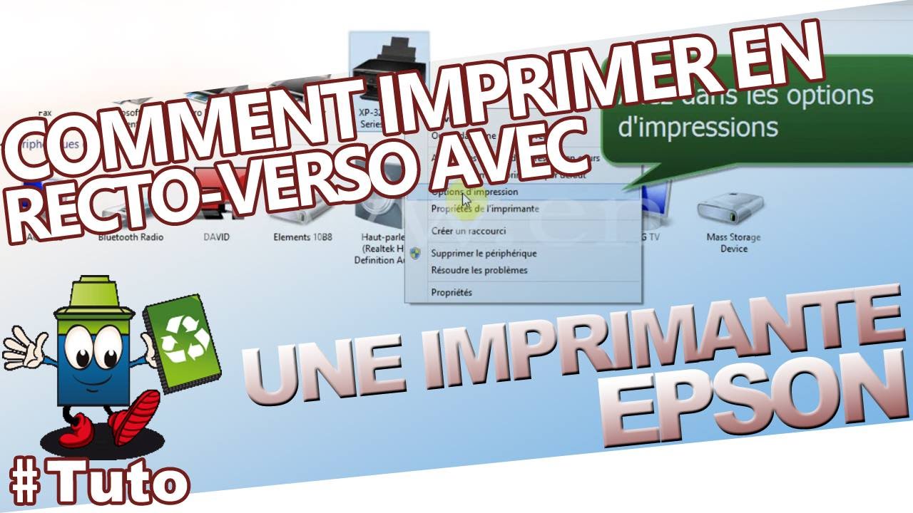 Comment Imprimer En Recto-Verso Avec Une Imprimante Epson
