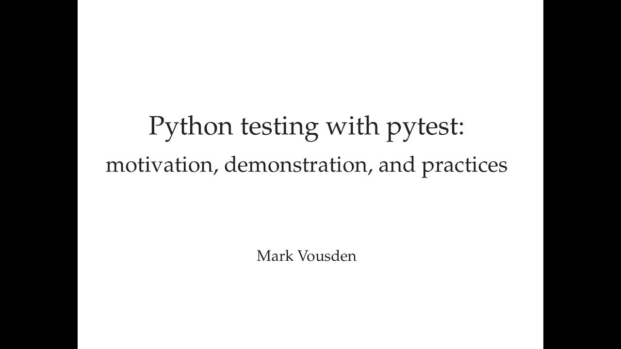 Python testing with pytest! Part 3: Parallelising tests and isolating software.