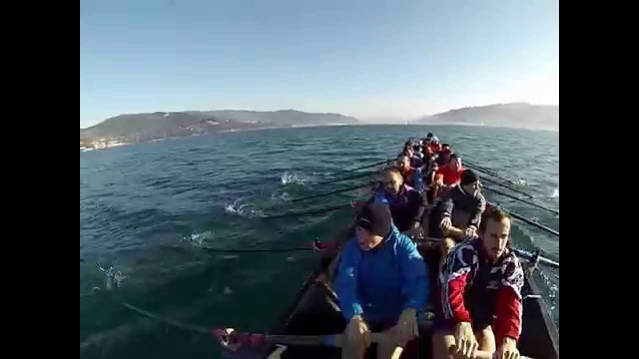 Entreno trainera veteranos virxe da guia