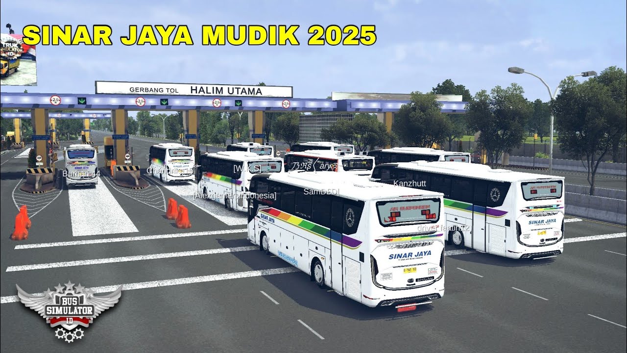 SINAR JAYA SIAP MERAMAIKAN MUDIK 2025 !! MABAR KOMPAK BUSSID V4.3.4 - BUS SIMULATOR INDONESIA