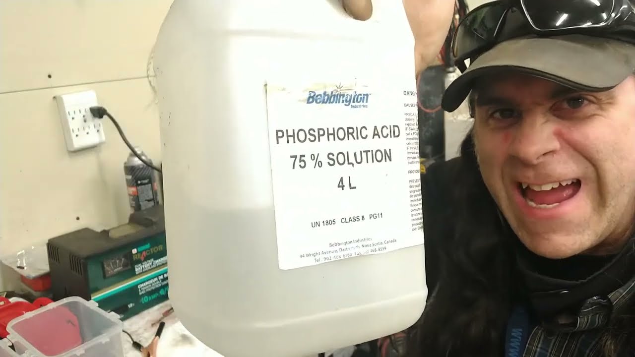 How to clean a carburetor with a battery charger... Electro Polishing rig
