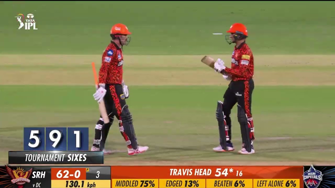 SRH VS DC POWERPLAY HIGHLIGHTS IPL 2024