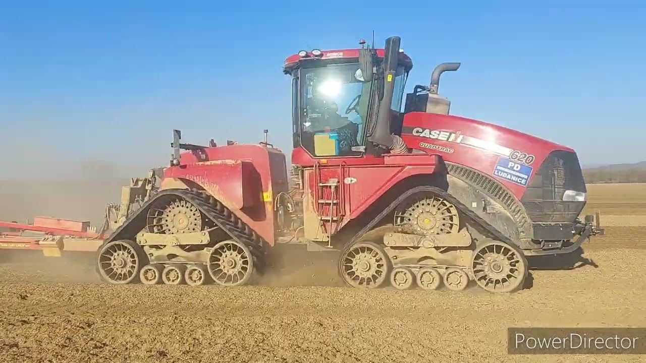 PD Ludanice | Case Quadrtrac 620 | Opall agri -neptun | rozrabanie pôdy kompaktorom pod cukrovú repu
