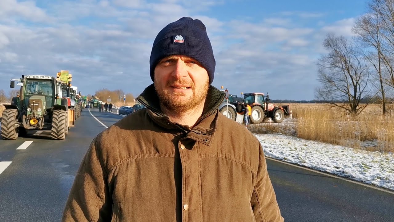 Die Landwirte sind zufrieden mit der Demonstration in der Wesermarsch