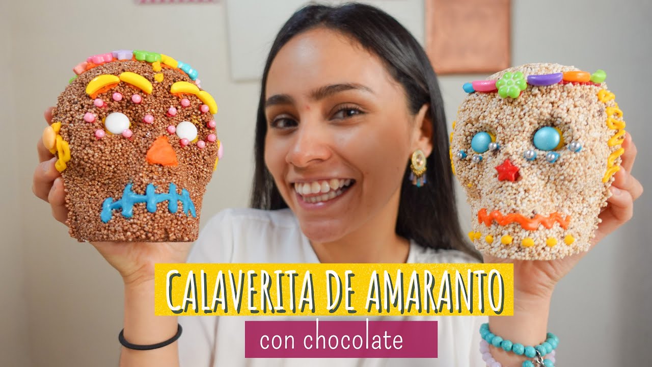CALAVERITA DE AMARANTO CON CHOCOLATE | tradicionales de día de muertos