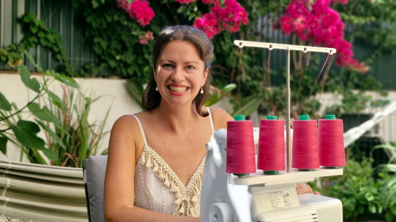 Love Your Serger or Overlocker - online course - Serger Sewing from Home!