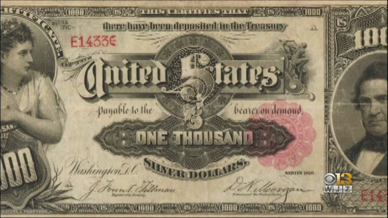 Rare $1,000 Bill Sold For 1.92M At Baltimore Auction