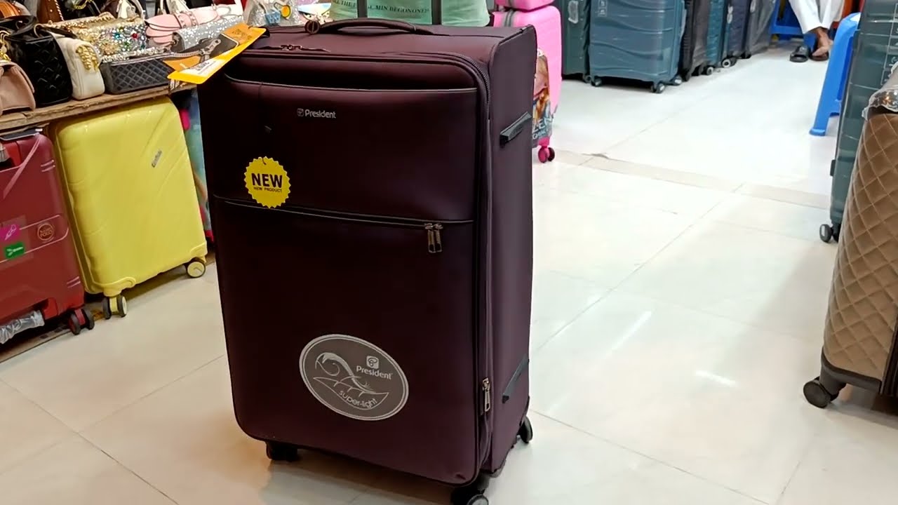 President-Brand Model-9593 trolly #bag Supar lightweight taflon fabric size available 20