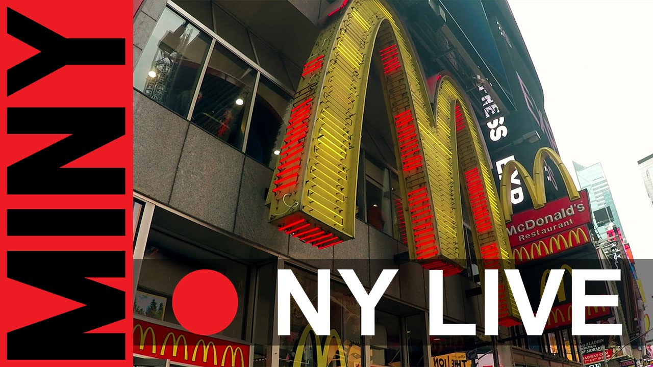 NY LIVE  - McDonalds on Times Square, NY