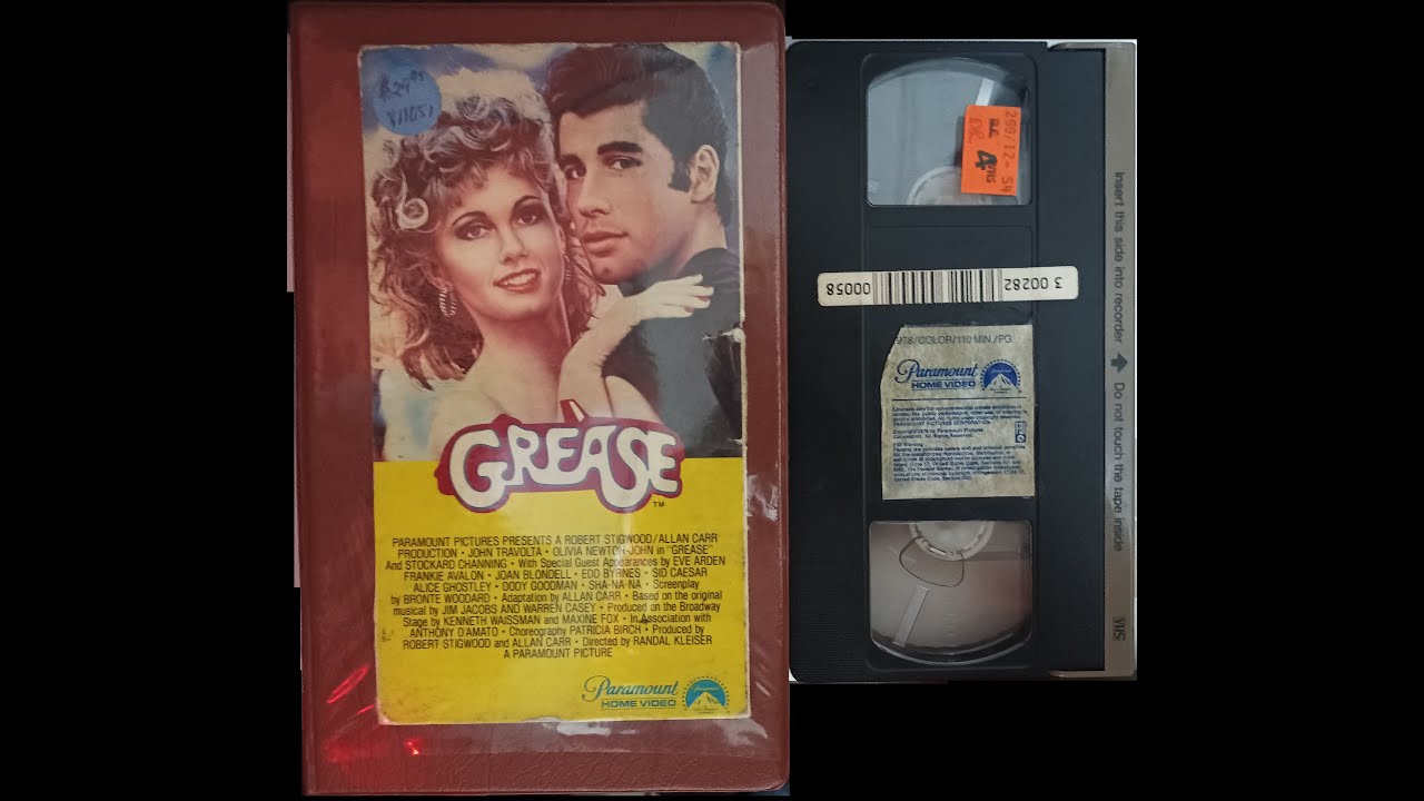 Closing to Grease 1979 VHS