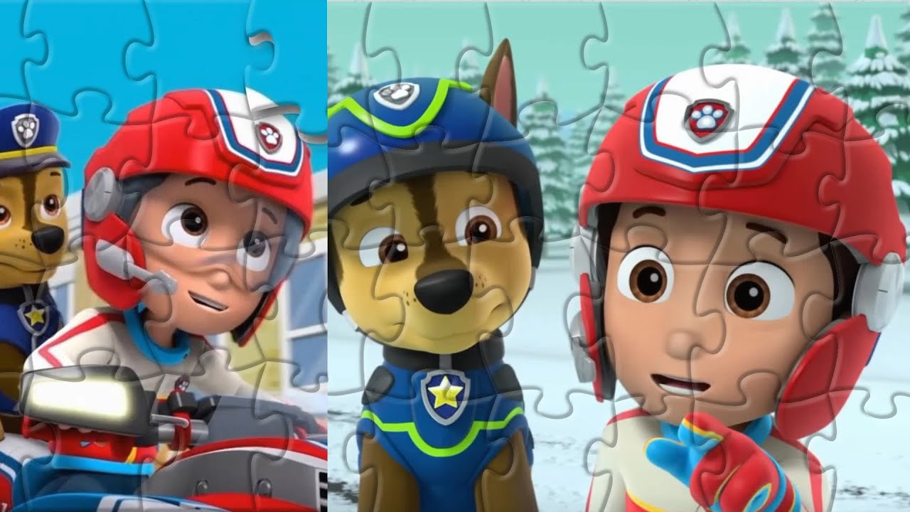 RYDER AND CHASE - PAW PATROL PUZZLE - FOR KIDS