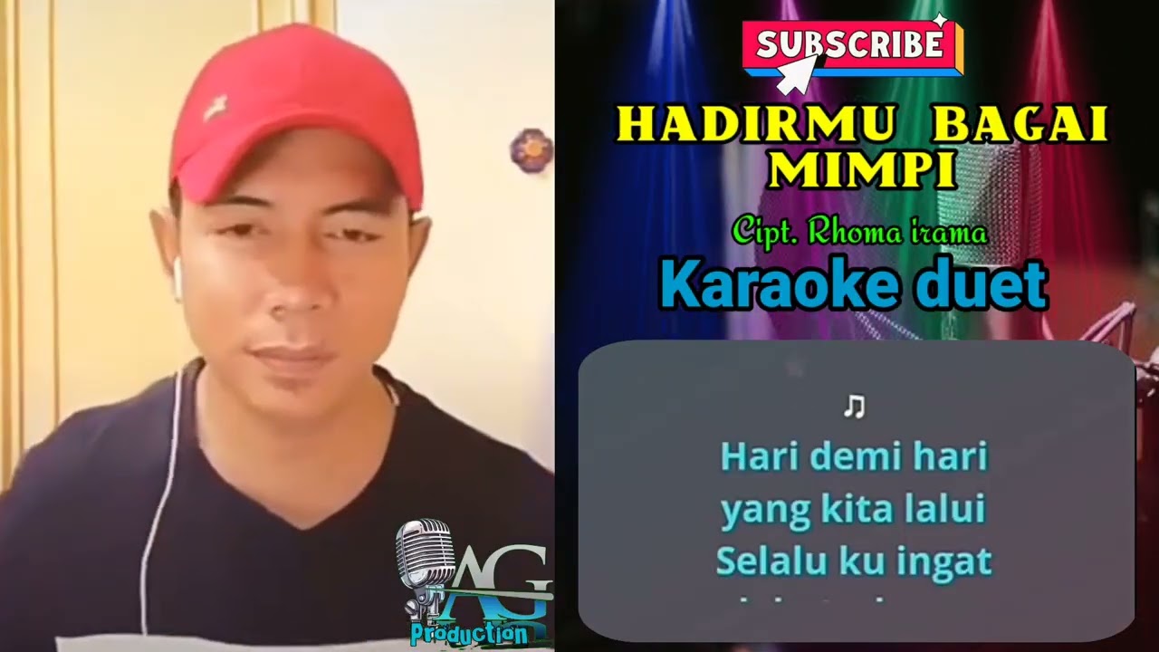 HADIRMU BAGAI MIMPI || KARAOKE DUET CEWEK COWOK || TKI RIYADH JN
