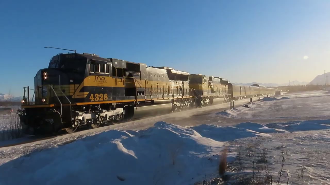 AuRoRa Winter Train at Wasilla