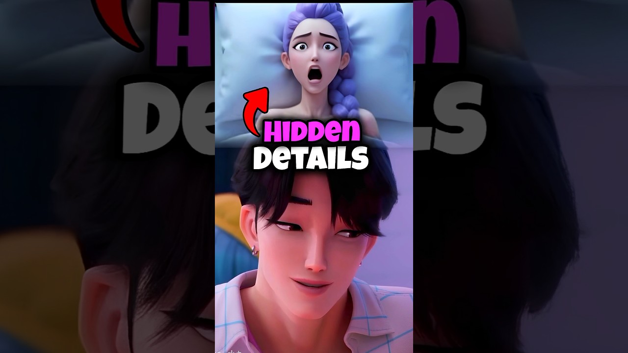 Did you notice these 3 hidden details in Kpop Demon Hunters #kpopdemonhunters #rumi #huntrix #zoey