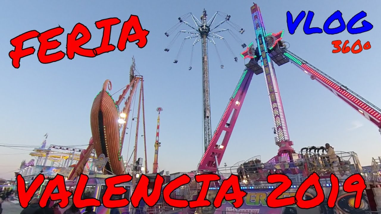 Feria de Valencia Navidad 2019 - 2020 - VLOG Atracciones con vistas 360º