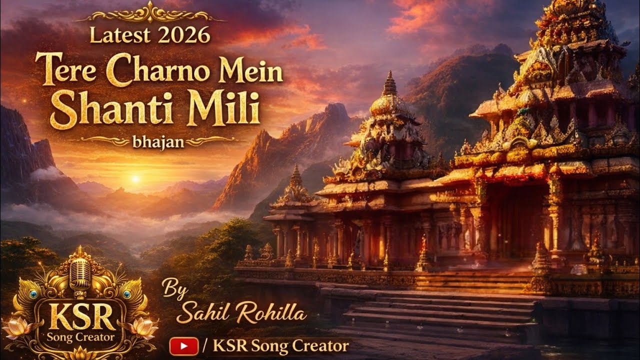 Tere Charno Mein Shanti Mili 🙏 | Emotional Bhajan That Will Touch Your Soul | Sahil Rohilla #viral 