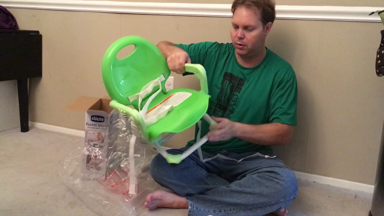 Chicco Pocket Snack portable booster seat Unboxing