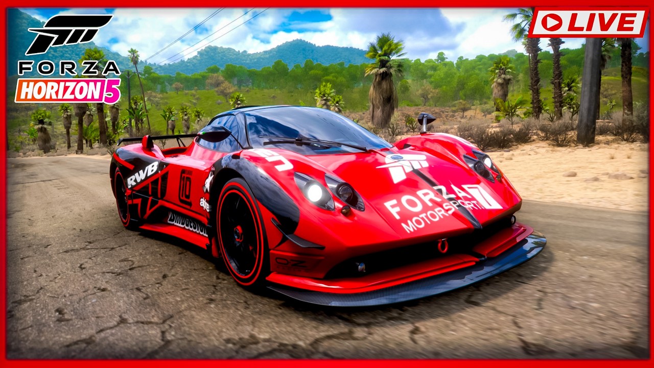 forza horizon 5 Pagani zonda | live stream hindi