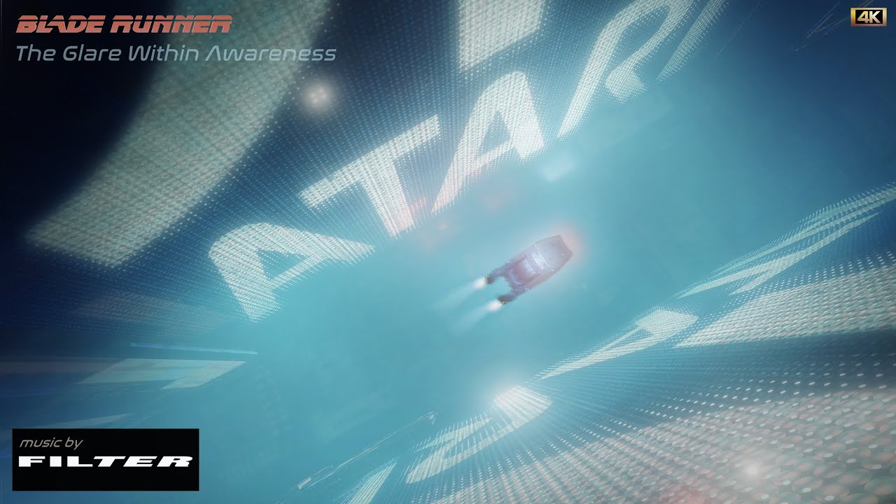 Blade Runner |  THE GLARE WITHIN AWARENESS  | 4K AMBIENCE for work study and relaxation - 6 Hours
