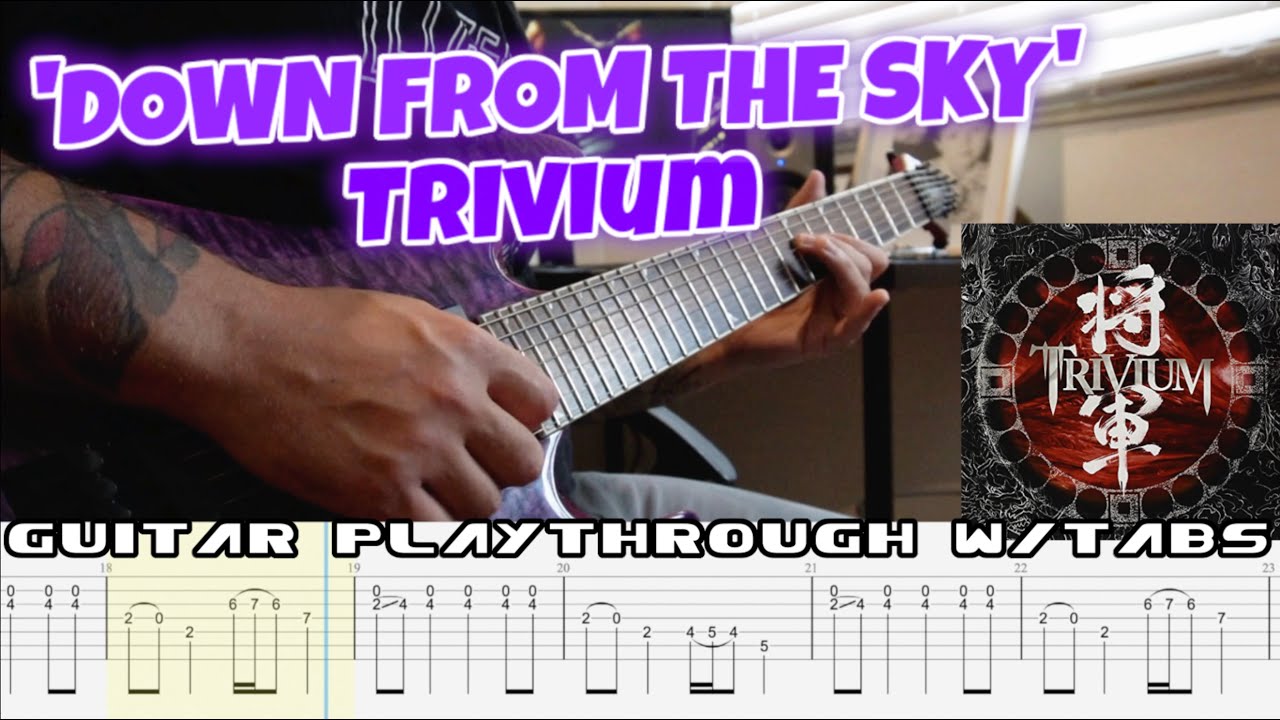 ‘Down From The Sky’ by Trivium Guitar Playthrough (Chris Zoupa)