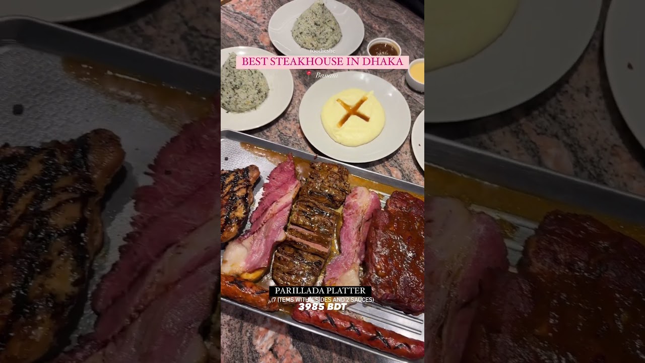 BEST STEAKHOUSE IN DHAKA? 🤔 Meat Theory Review! (Parillada Platter & BBQ Ribs!)