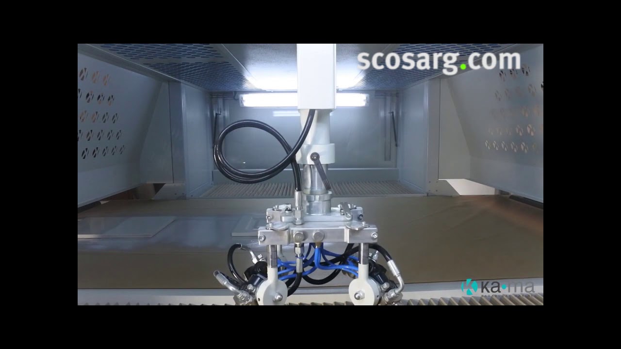 Ka.Ma KR BM 1000 CNC 1300mm Automatic Paint Spraying Machine | Scott+Sargeant Woodworking Machinery