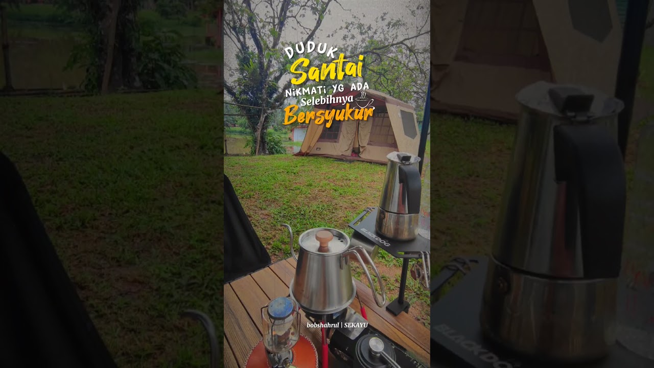syurga buat kaki ngail sinim... #campinglife #ogawatent #type52R #kogucoffee #kogu #snowpeak #sekayu