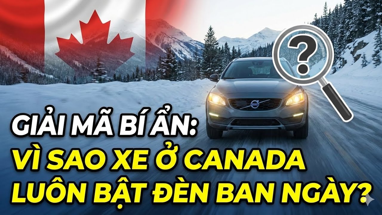 Giải Mã Bí Ẩn: Vì Sao Xe Ở Canada Luôn Bật Đèn Ban Ngày?