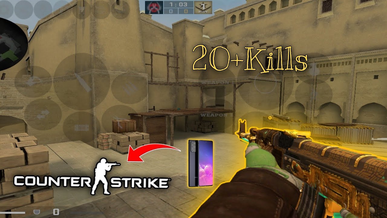 CS MOBILE - MIRAGE MULTIPLAYER GAMEPLAY(CSMOS/CSGO/CSSO)