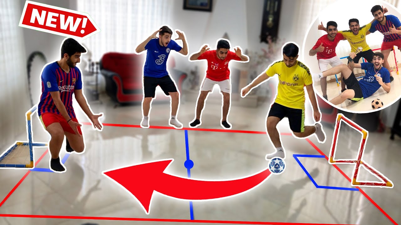 Mini Football | مینی فوتبال تو خونه | تو خونه فوتبال بازی کردیم#3🔥😀