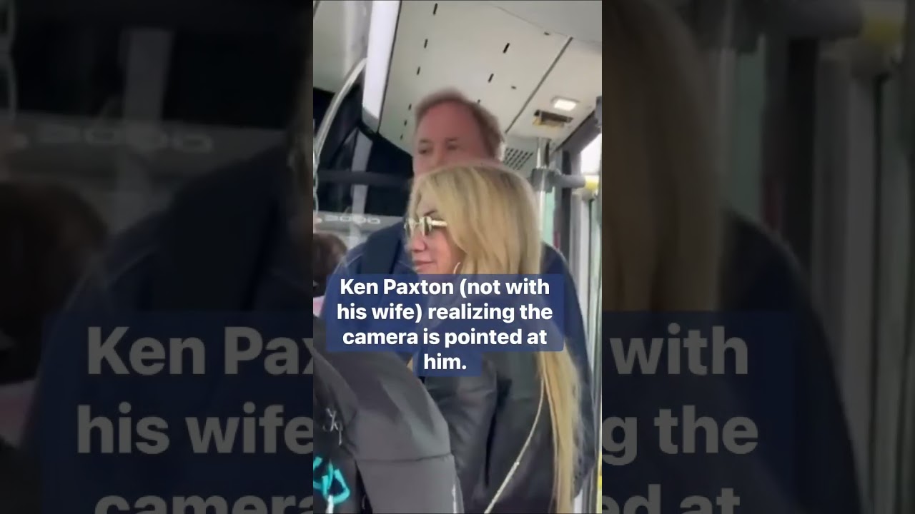 Ken Paxton CAUGHT on Camera... Then THIS Happened 👀 #Texas #Politics #Shorts