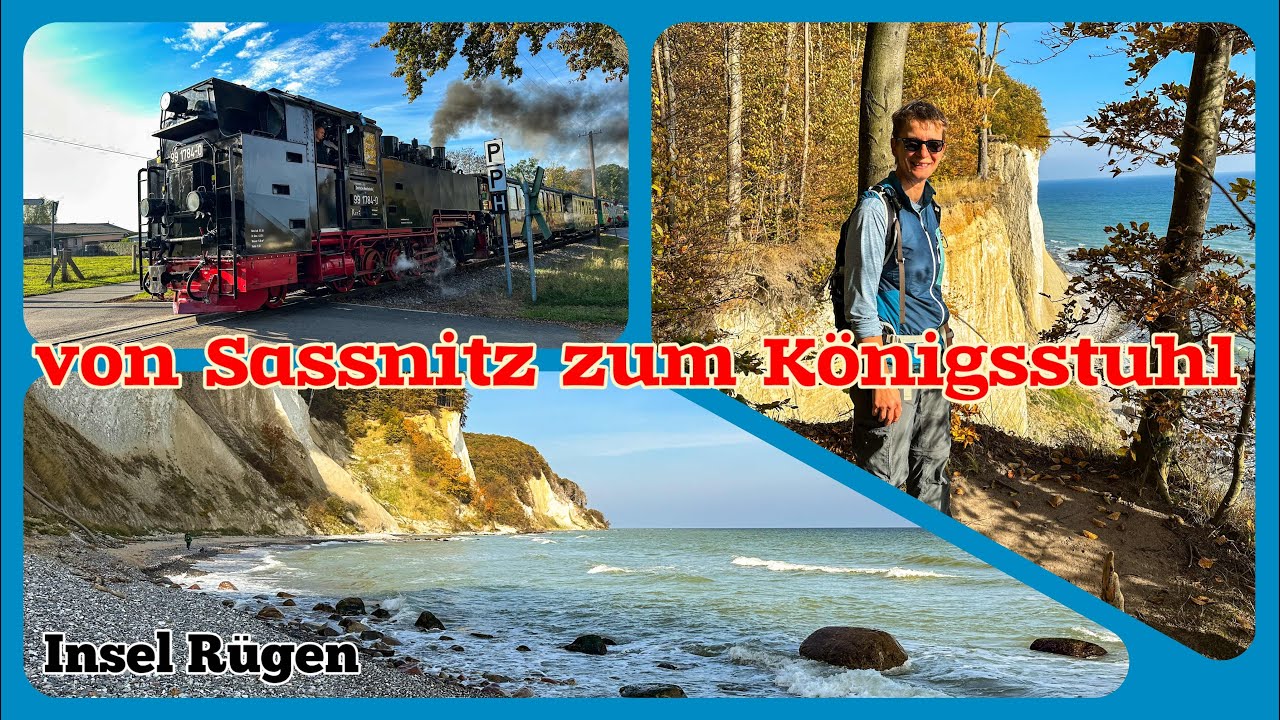 Rügen: Sassnitz zum Königsstuhl (warmlaufen für den Megamarsch)