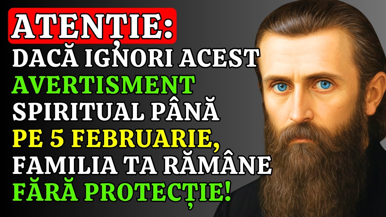 FĂ ASTA PÂNĂ PE DATA DE 5 FEBRUARIE PENTRU A-ȚI PROTEJA FAMILIA DE BOLI TOATĂ LUNA! ARSENIE BOCA