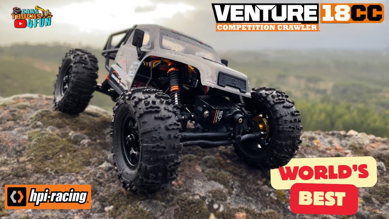 World's Best RTR LCG Comp Crawler | HPI NEW Venture 18 CC | Unboxing & First Drive @CarsTrucks4Fun