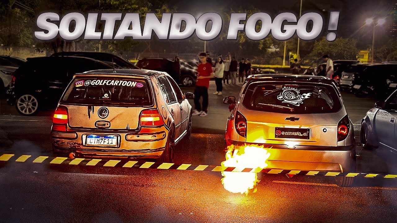 CARRO CUSPIU FOGO NO MEIO DO ROL&Ecirc;! ENCONTRO INSANO COM A WRAITHCREW!!
