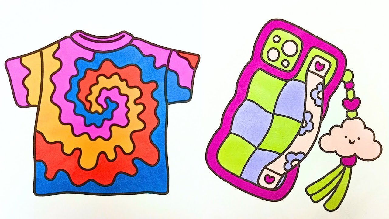 ASMR coloring for those who get bored easily: 100 images in 1 hour 20 minutes