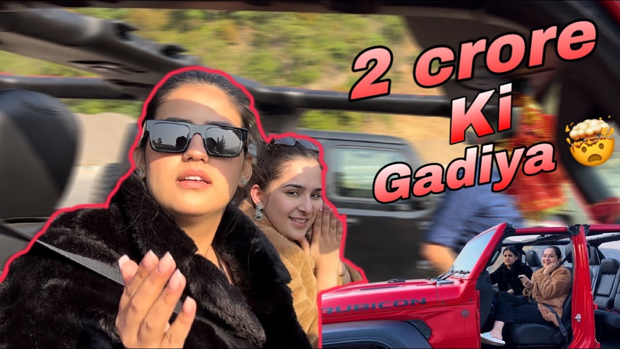Chail  Vlog 💕 | 2 Crore Ki Gadiyan 🤩 | Gulabi Queen | Pranjal Dahiya | Sruishty Mann