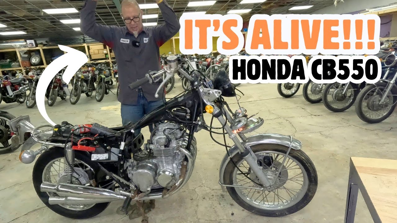 50 лет молчания… CB550 наконец-то заговорил!