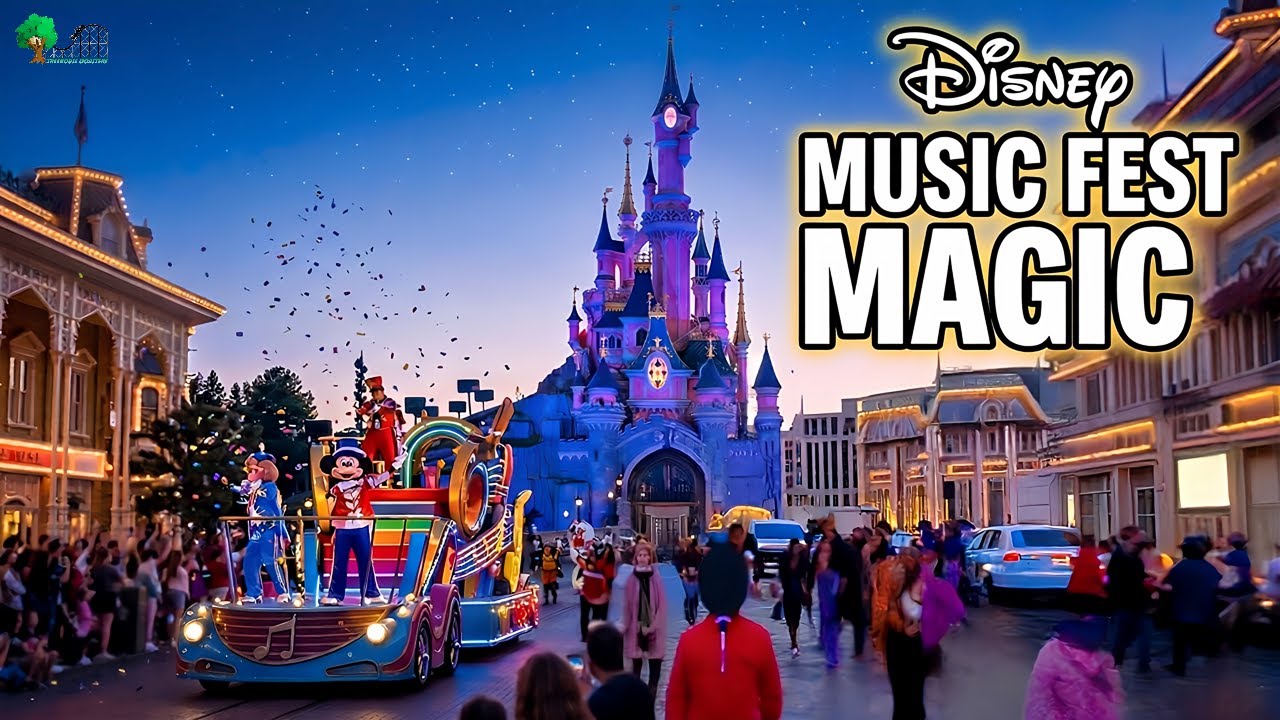 Disney Music Festival 2025 Full Parade - Disneyland Paris in 4K
