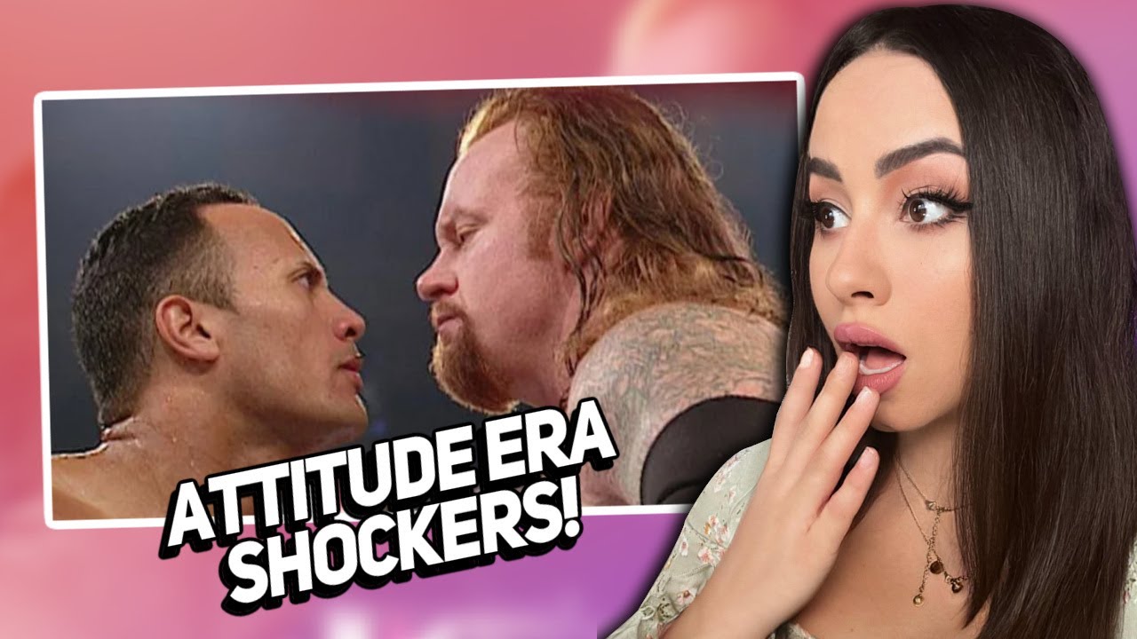 Girl Reacts to WWE’s Wildest Moments in the Attitude Era of 2000! | BunnymonTV