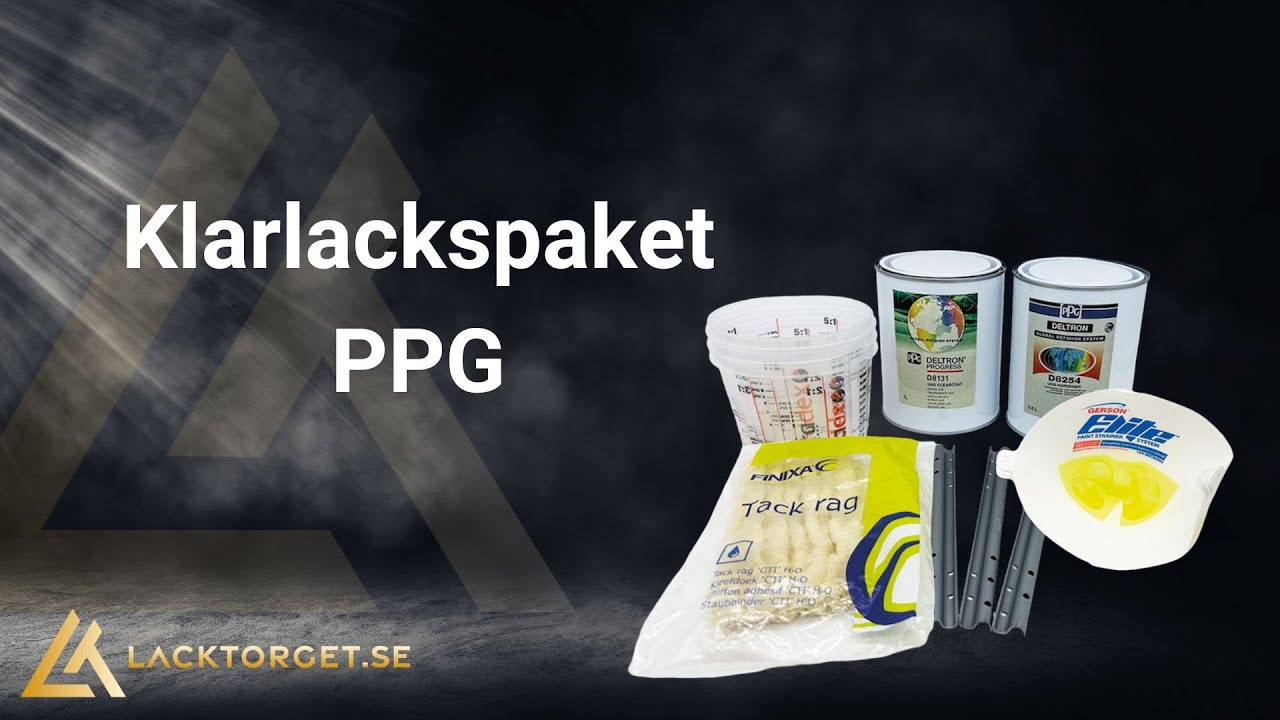 Blandning & Applicering PPG Klarlack