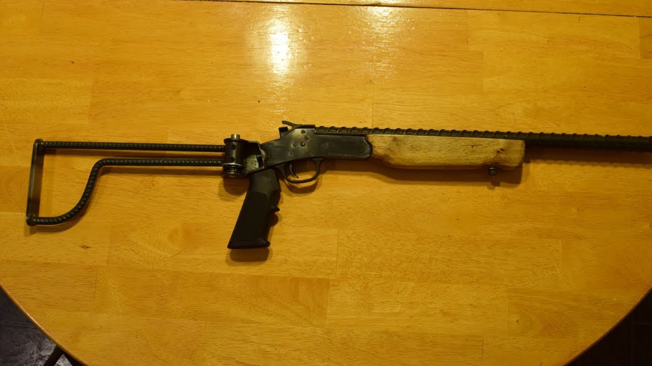 Making a folding stock out of rebar