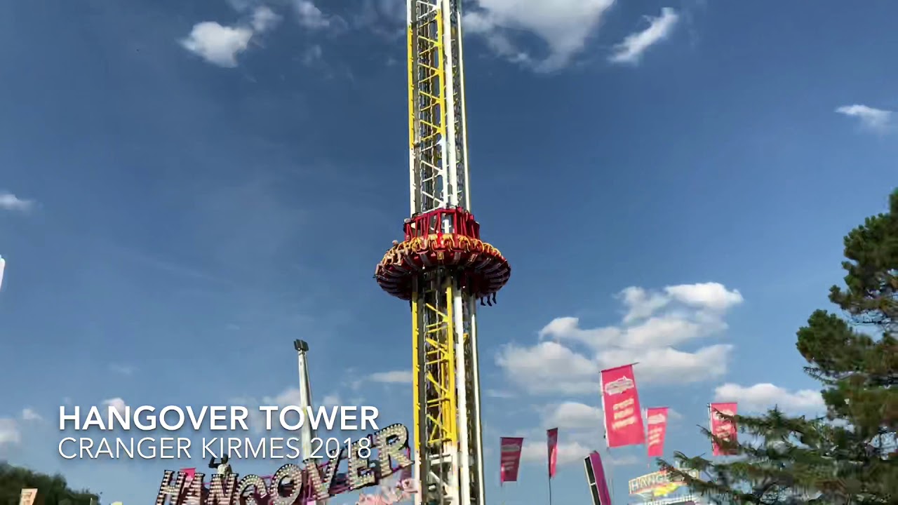 Hangover Tower Off Ride - Cranger Kirmes 2018 Drop Tower