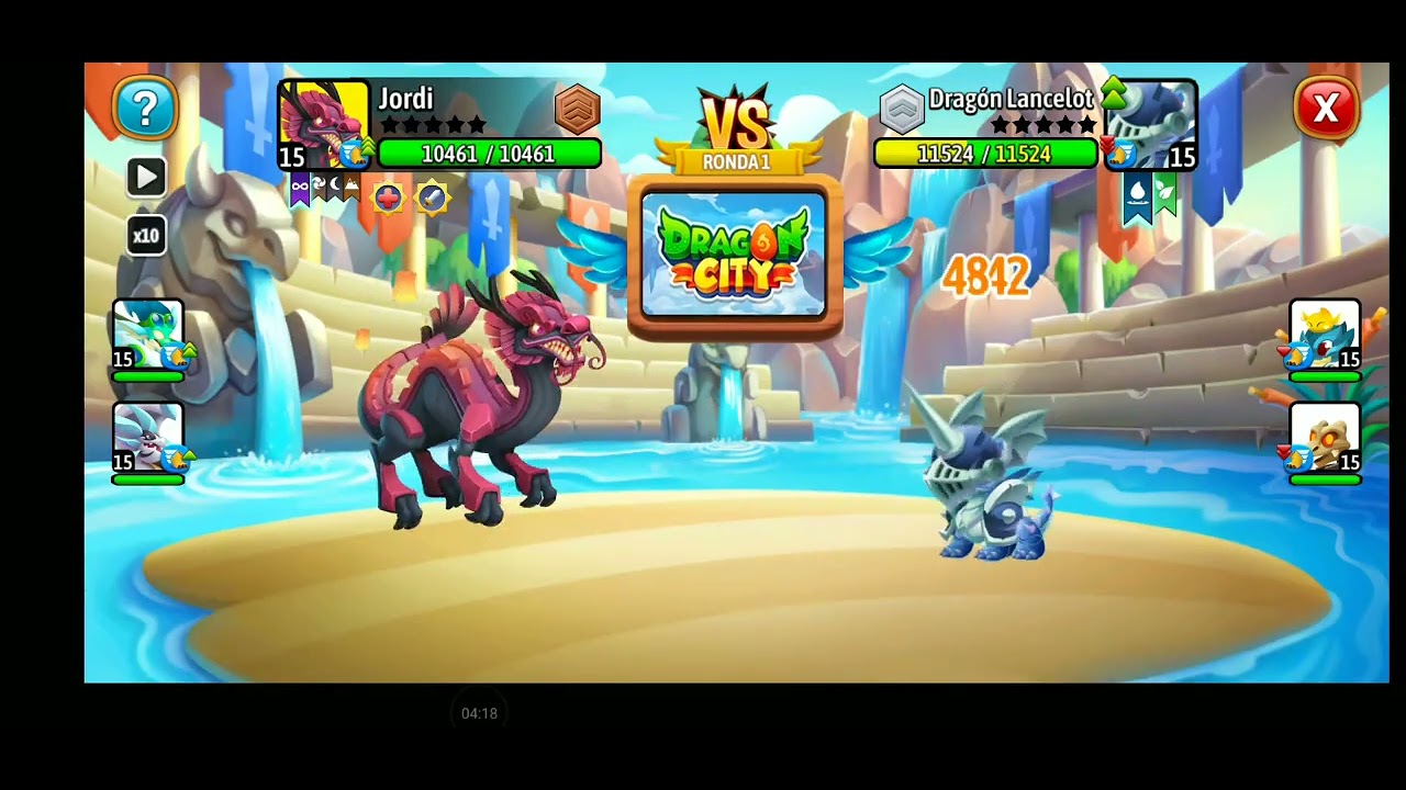 Mi primer video Hola  en  dragón city 