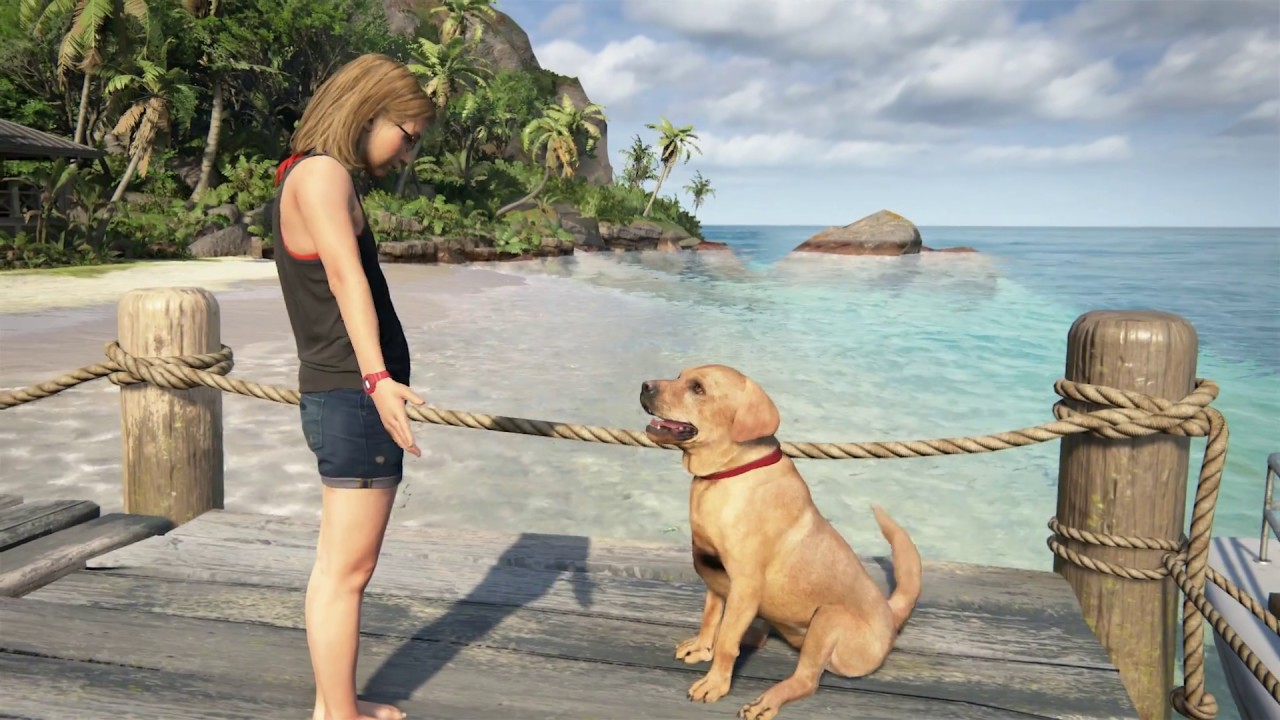 Uncharted 4: A Thief's End - Epilogue: Cassie Explores Home & Beach, Vicky (Dog) Photos, Letters