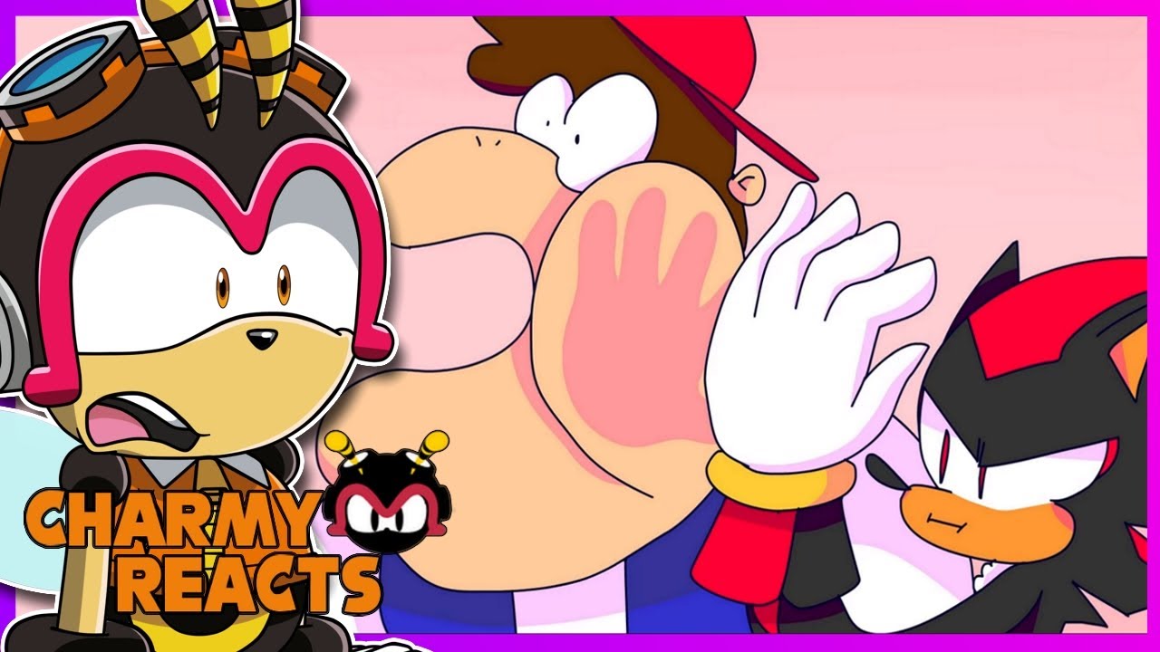He did WHAT to the customers?! - Charmy Reacts to Chaos Cafe - Sonic Revved Up!! Ep. 1 (Animation)