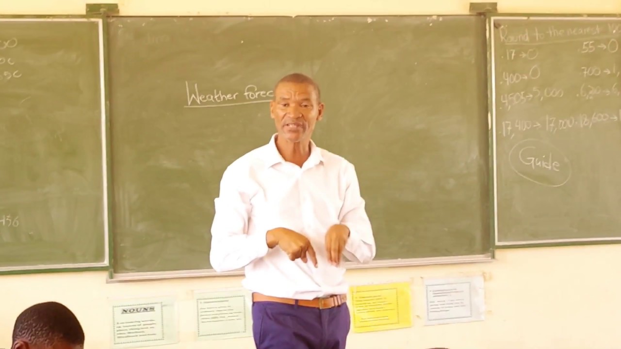 Mr. Kooper Erwin in Eddie bowe Primary School(Social Studies)