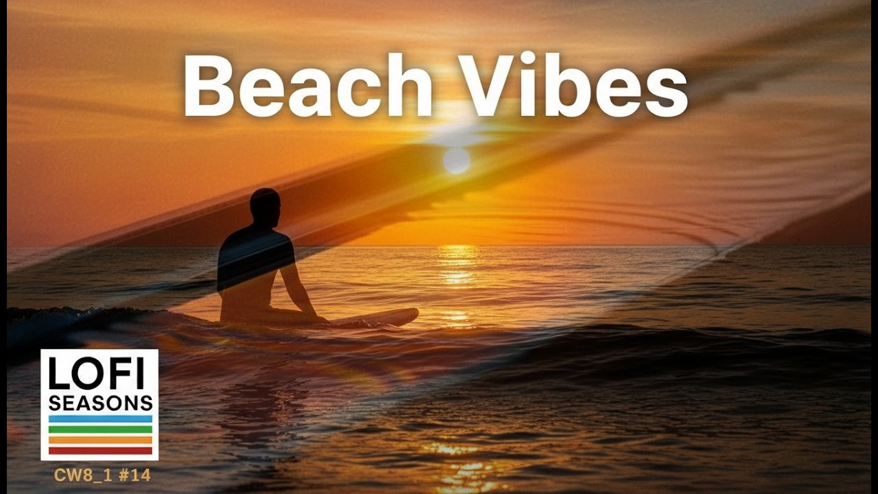 Beach Vibes - Strandwellen | Sommerlicher Lofi mit Meeresrauschen | Nature Series